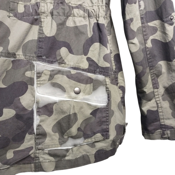 Ashley by 26 International Camo Embroidered Roll-up Tab Hunt Jacket Sz XL NWT - Picture 6 of 15